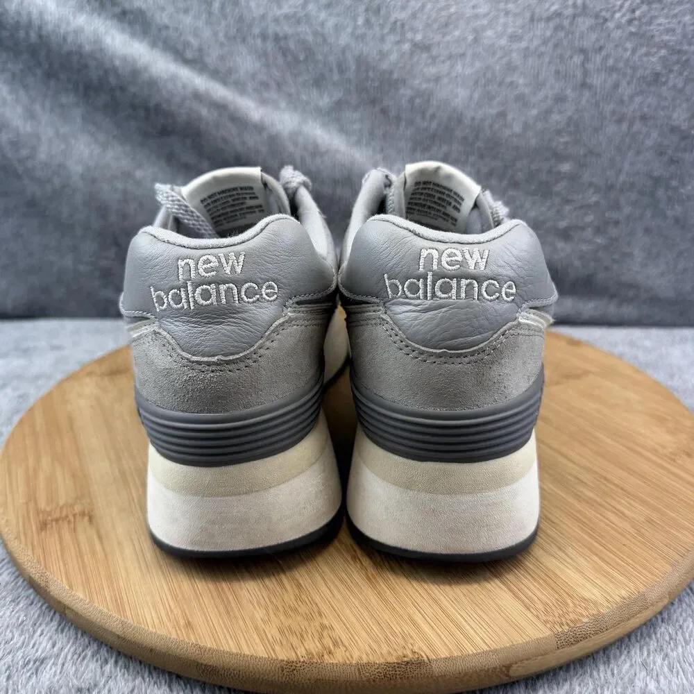 New Balance 574 Shoes Womens Size 7.5 B Gray Suede Platform Sneakers WL574ZBA